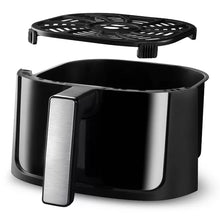 Gourmia Digital 3qt Air Fryer with Guided Cooking Prompts Black/Stainless Steel Finish