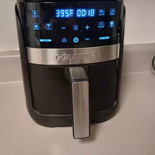 Gourmia Digital 3qt Air Fryer with Guided Cooking Prompts Black/Stainless Steel Finish