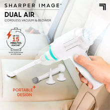 Sharper Image Dual Air Cordless Vacuum and Blower White