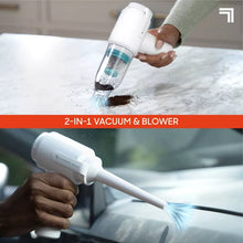 Sharper Image Dual Air Cordless Vacuum and Blower White