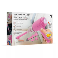 Sharper Image Dual Air Cordless Vacuum and Blower Pink