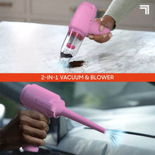 Sharper Image Dual Air Cordless Vacuum and Blower Pink