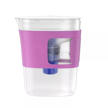 PUR Water Filter 8 Cup Slim Design Compact Water Pitcher Dispenser with 1 Fast Water Filter Violet