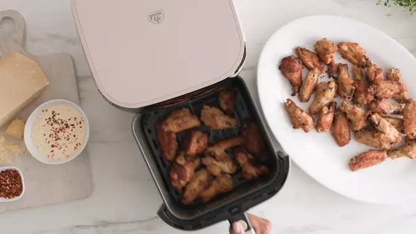 GreenLife 5.3qt Digital One-Touch Air Fryer Taupe