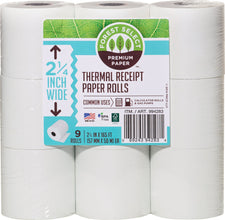 FOREST SELECT THERMAL PAPER ROLLS 2 1/4