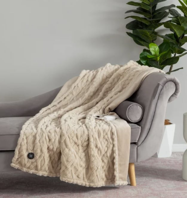 Berkshire Life Heated Throw - Retail $35