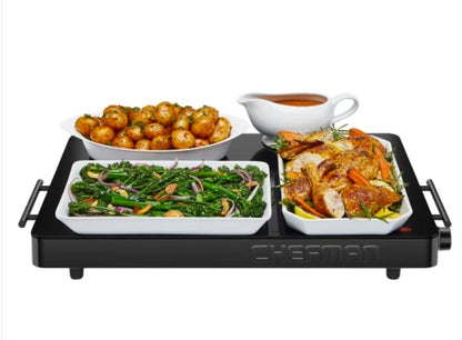 Chefman Electric Warming Tray with Adjustable Temperature Control- Retail $68