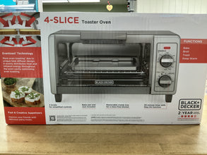 BLACK+DECKER 4 Slice Toaster Oven - Silver - TO1700SG