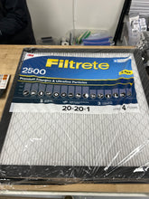 Filtrete Air Filter 1”, MPR 2500 MERV 14, High Performance Premium Allergen, Ultrafine Particles, Bacteria and Virus Filter, 4-pack 20 x 20 x 1