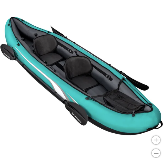 Tobin Sports Wavebreak Inflatable 2-person Kayak - Retail $220