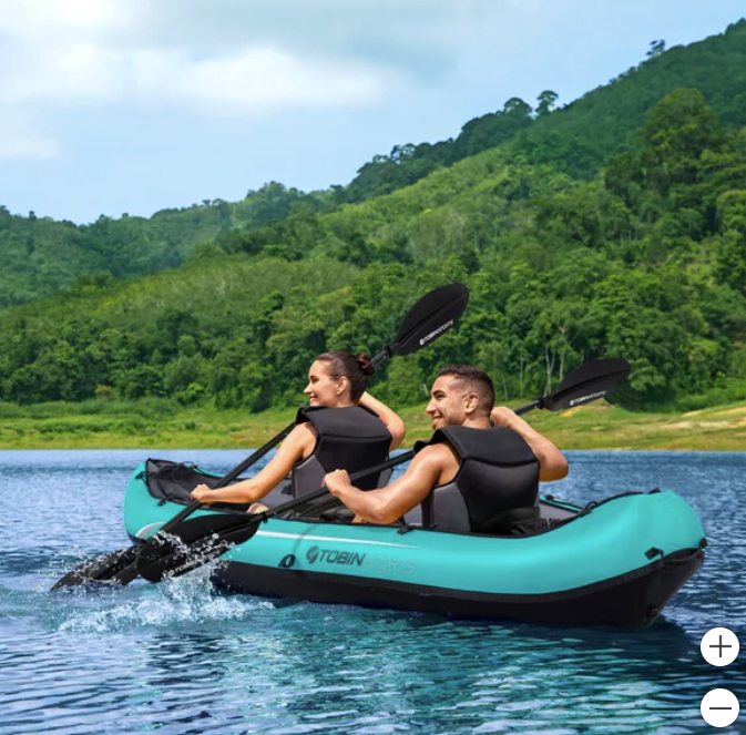 Tobin Sports Wavebreak Inflatable 2-person Kayak - Retail $220