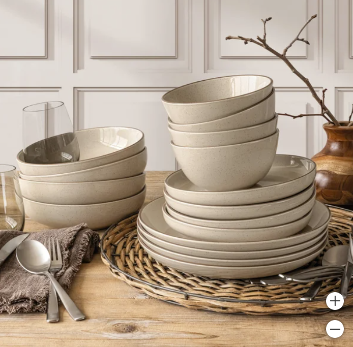 Over&back Options 16-piece Dinnerware Set