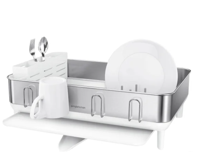 Simplehuman Stainless Steel Frame Dish Rack - Retail $59