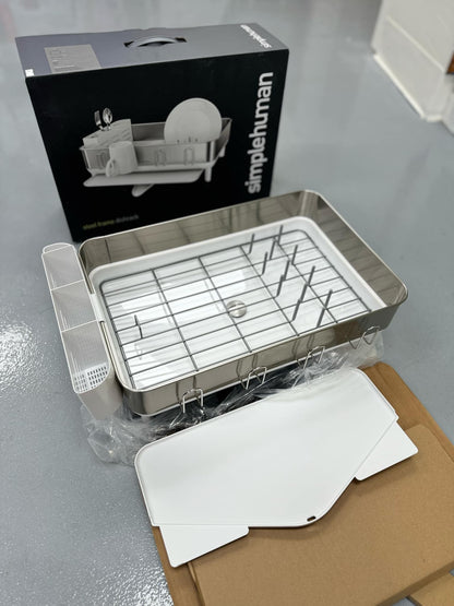 Simplehuman Stainless Steel Frame Dish Rack - Retail $59